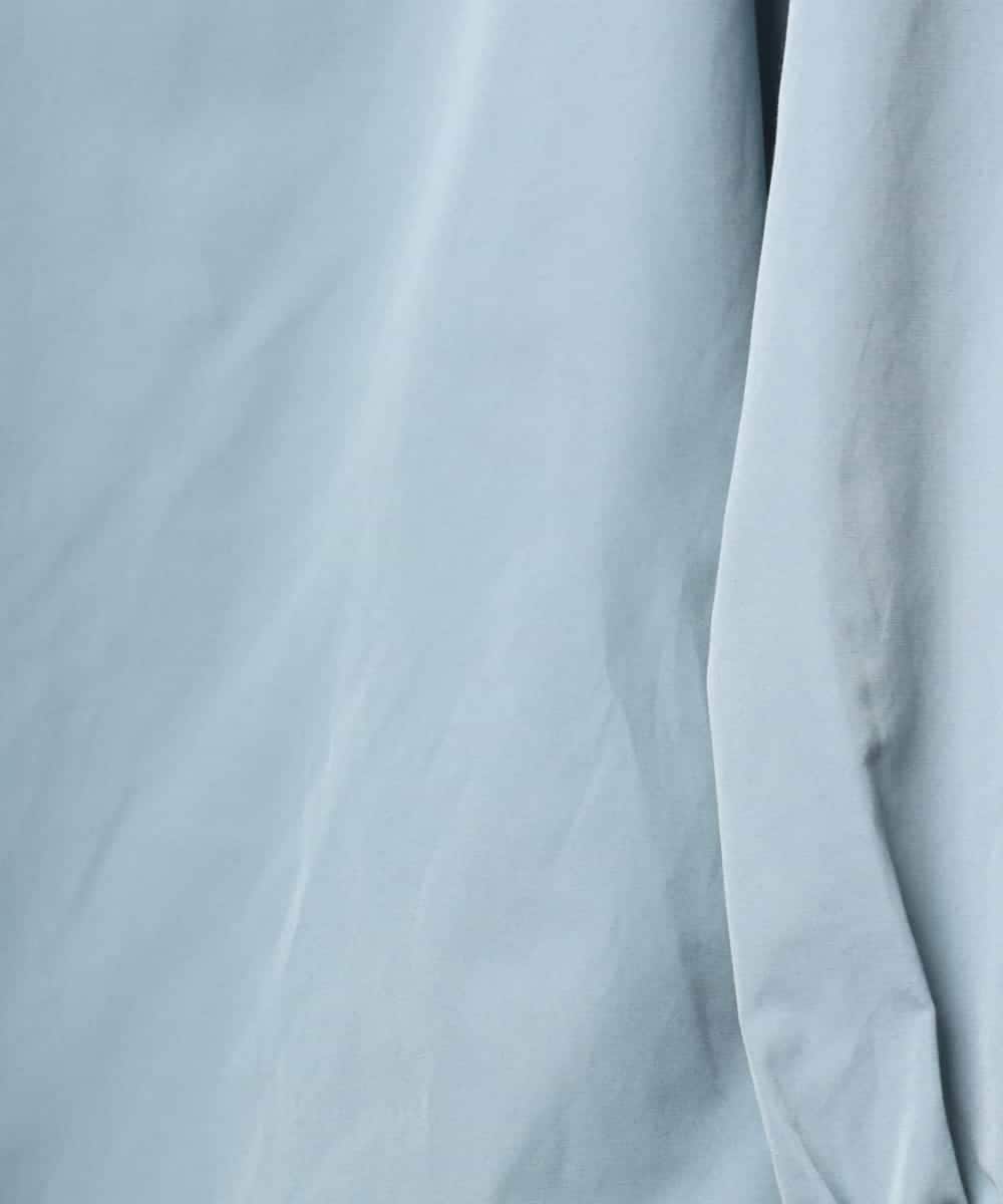 FMBAG06230 MICHEL KLEIN(ミッシェルクラン) スタンドカラーブラウス ライトブルー