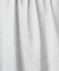 FMBBD01260 MICHEL KLEIN(ミッシェルクラン) ギャザーディテールブラウス ライトグレー