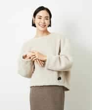 FMBBD05200 MICHEL KLEIN(ミッシェルクラン) プードルボアプルオーバー ライトグレー