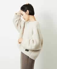 FMBBD05200 MICHEL KLEIN(ミッシェルクラン) プードルボアプルオーバー ライトグレー