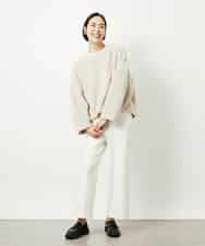 FMBBD05200 MICHEL KLEIN(ミッシェルクラン) プードルボアプルオーバー ライトグレー