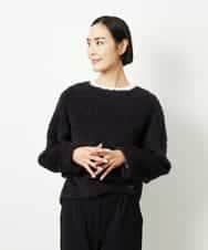 FMBBD05200 MICHEL KLEIN(ミッシェルクラン) プードルボアプルオーバー ライトグレー