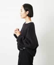 FMBBD05200 MICHEL KLEIN(ミッシェルクラン) プードルボアプルオーバー ライトグレー