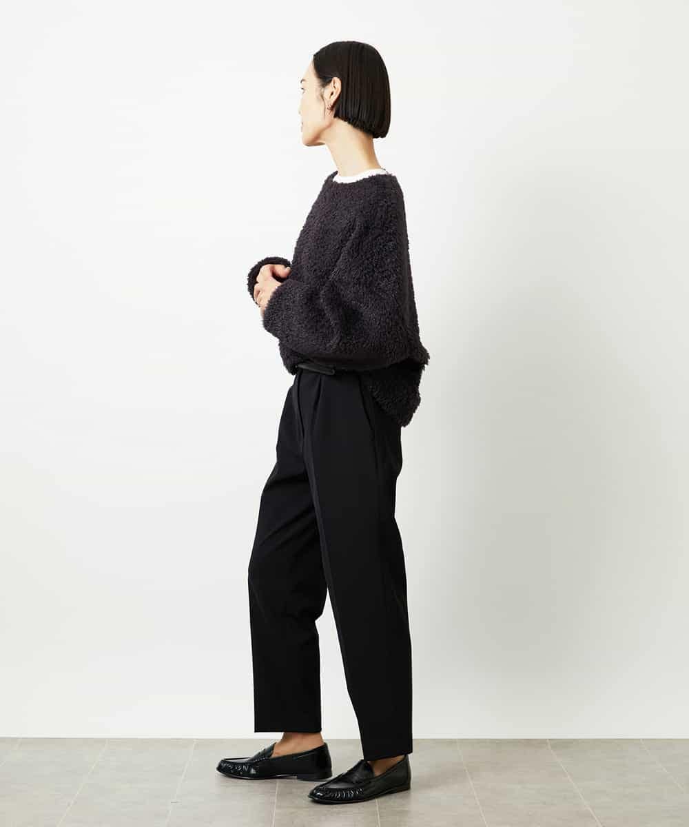 FMBBD05200 MICHEL KLEIN(ミッシェルクラン) プードルボアプルオーバー ライトグレー