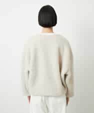 FMBBD05200 MICHEL KLEIN(ミッシェルクラン) プードルボアプルオーバー ライトグレー