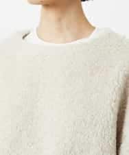 FMBBD05200 MICHEL KLEIN(ミッシェルクラン) プードルボアプルオーバー ライトグレー