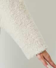 FMBBD05200 MICHEL KLEIN(ミッシェルクラン) プードルボアプルオーバー ライトグレー