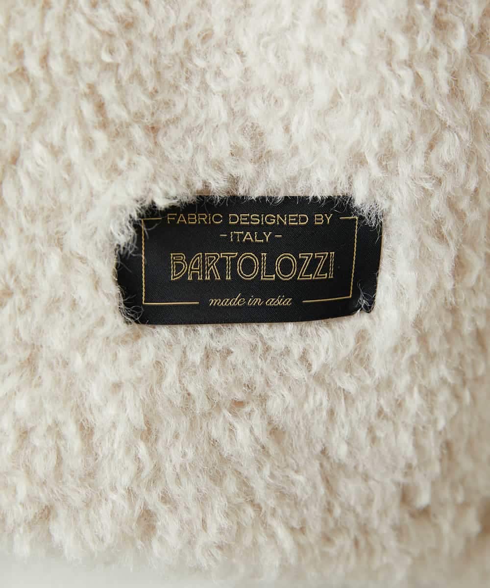 FMBBD05200 MICHEL KLEIN(ミッシェルクラン) プードルボアプルオーバー ライトグレー