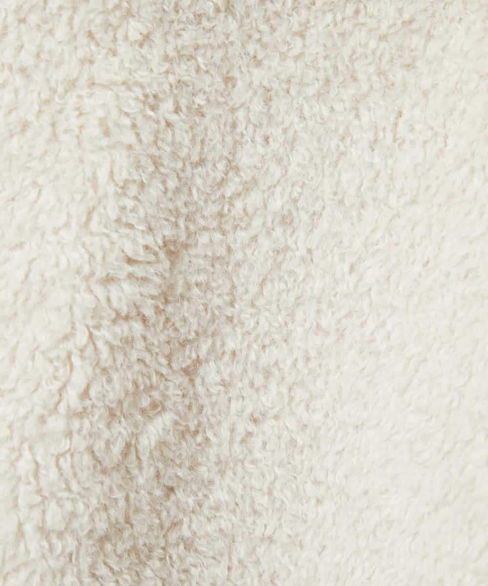 FMBBD05200 MICHEL KLEIN(ミッシェルクラン) プードルボアプルオーバー ライトグレー