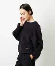 FMBBD05200 MICHEL KLEIN(ミッシェルクラン) プードルボアプルオーバー ダークグレー