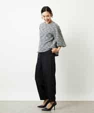 FMBDD02230 MICHEL KLEIN(ミッシェルクラン) ツィードライクプルオーバー グレー