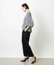 FMBDD02230 MICHEL KLEIN(ミッシェルクラン) ツィードライクプルオーバー グレー