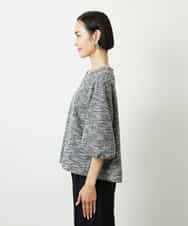 FMBDD02230 MICHEL KLEIN(ミッシェルクラン) ツィードライクプルオーバー グレー