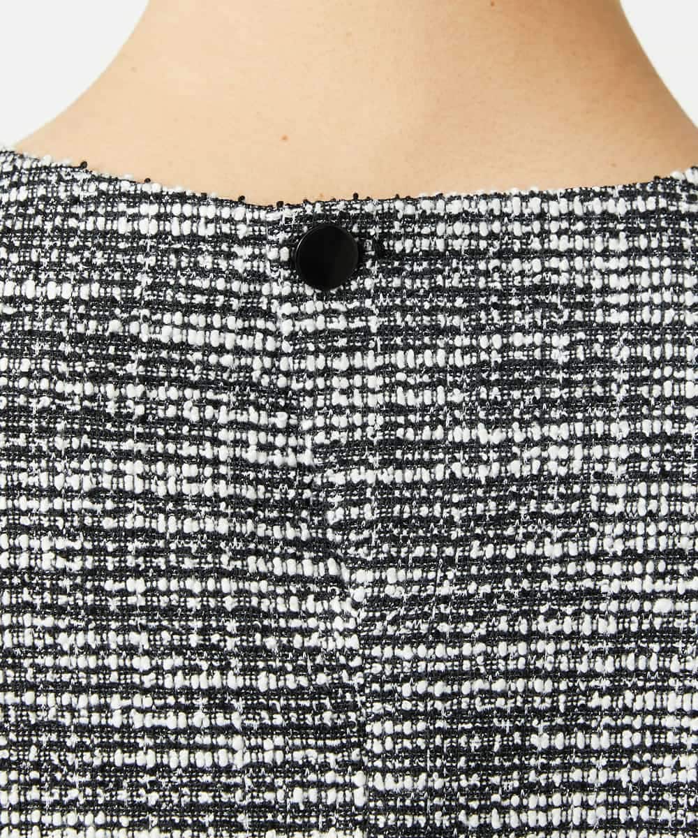 FMBDD02230 MICHEL KLEIN(ミッシェルクラン) ツィードライクプルオーバー グレー