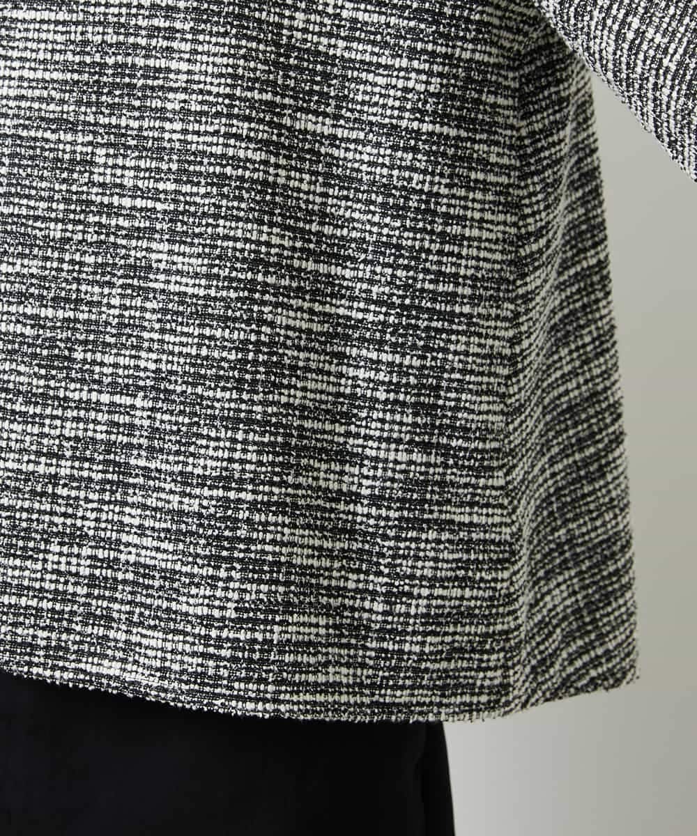 FMBDD02230 MICHEL KLEIN(ミッシェルクラン) ツィードライクプルオーバー グレー