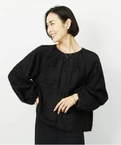 FMBDD03220 MICHEL KLEIN [セットアップ対応]袖ボリュームブラウス