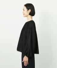 FMBDD03220 MICHEL KLEIN(ミッシェルクラン) [セットアップ対応]袖ボリュームブラウス ブラック