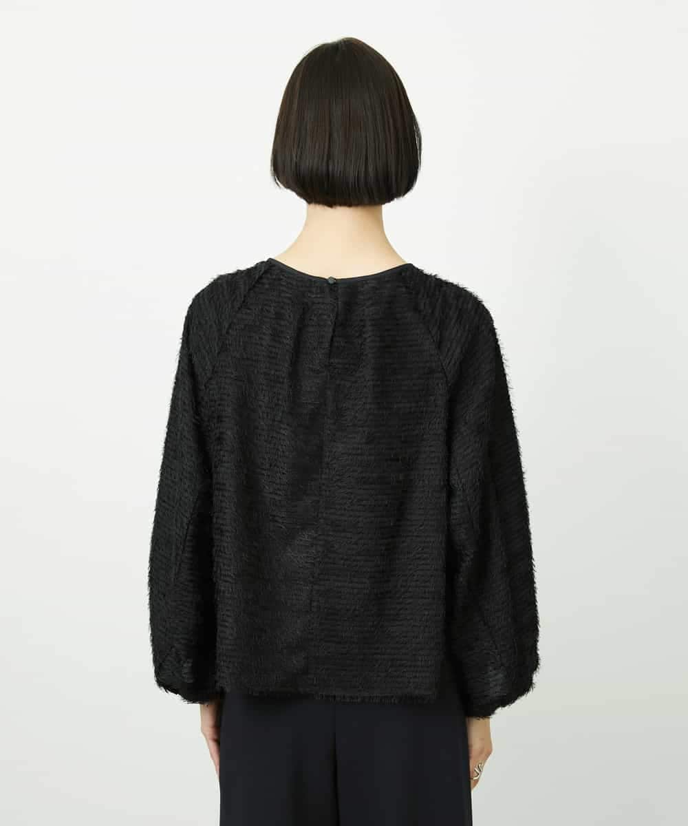 FMBDD03220 MICHEL KLEIN(ミッシェルクラン) [セットアップ対応]袖ボリュームブラウス ブラック