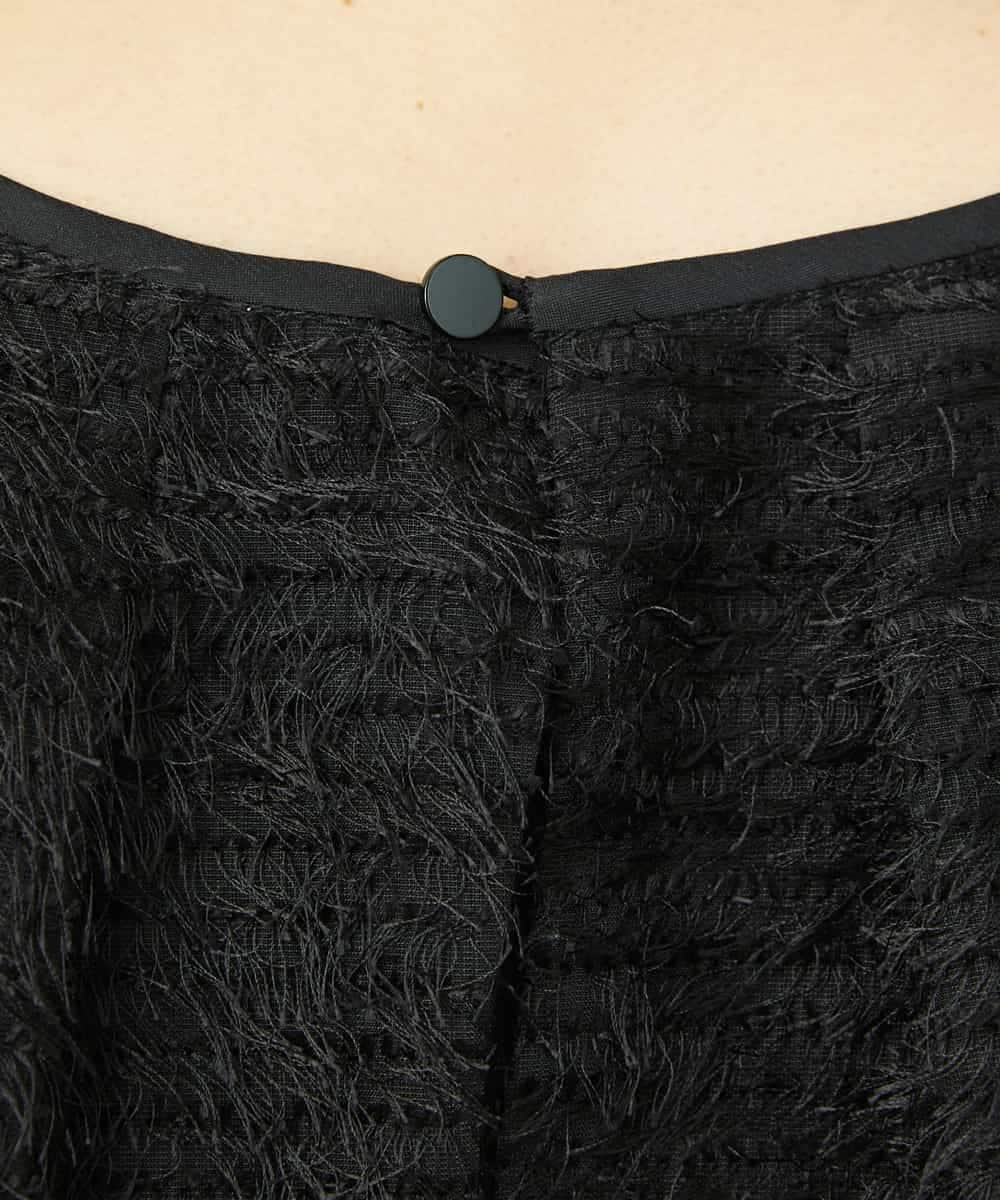 FMBDD03220 MICHEL KLEIN(ミッシェルクラン) [セットアップ対応]袖ボリュームブラウス ブラック