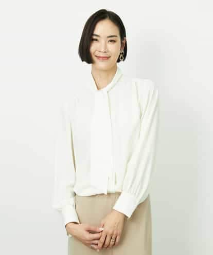 FMBDD04230 MICHEL KLEIN ボウタイブラウス