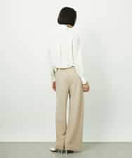 FMBDD04230 MICHEL KLEIN(ミッシェルクラン) ボウタイブラウス アイボリー