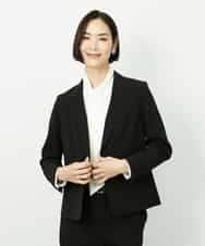 FMBDD04230 MICHEL KLEIN(ミッシェルクラン) ボウタイブラウス アイボリー