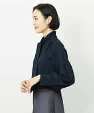 FMBDD04230 MICHEL KLEIN(ミッシェルクラン) ボウタイブラウス アイボリー