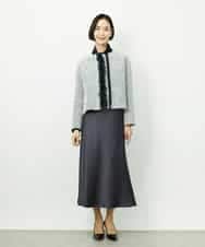 FMBDD04230 MICHEL KLEIN(ミッシェルクラン) ボウタイブラウス アイボリー