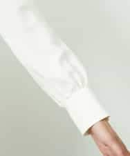 FMBDD04230 MICHEL KLEIN(ミッシェルクラン) ボウタイブラウス アイボリー