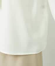 FMBDD04230 MICHEL KLEIN(ミッシェルクラン) ボウタイブラウス アイボリー