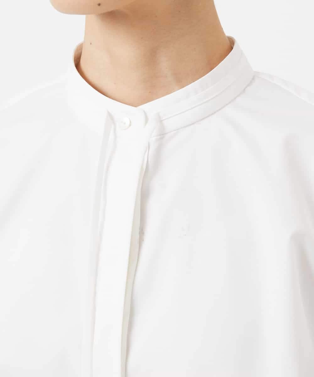 FMBDE05250 MICHEL KLEIN(ミッシェルクラン) 細ボウタイブラウス ホワイト