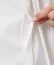 FMBDE05250 MICHEL KLEIN(ミッシェルクラン) 細ボウタイブラウス ホワイト