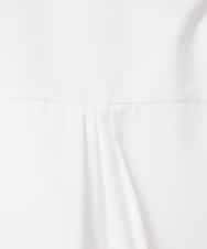 FMBDE05250 MICHEL KLEIN(ミッシェルクラン) 細ボウタイブラウス ホワイト