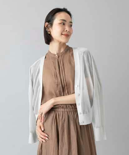 FMBGD02260 MICHEL KLEIN [セットアップ対応]リネンブラウス