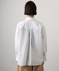 FMBGD03220 MICHEL KLEIN(ミッシェルクラン) オーバーサイズシャンブレーシャツ ホワイト