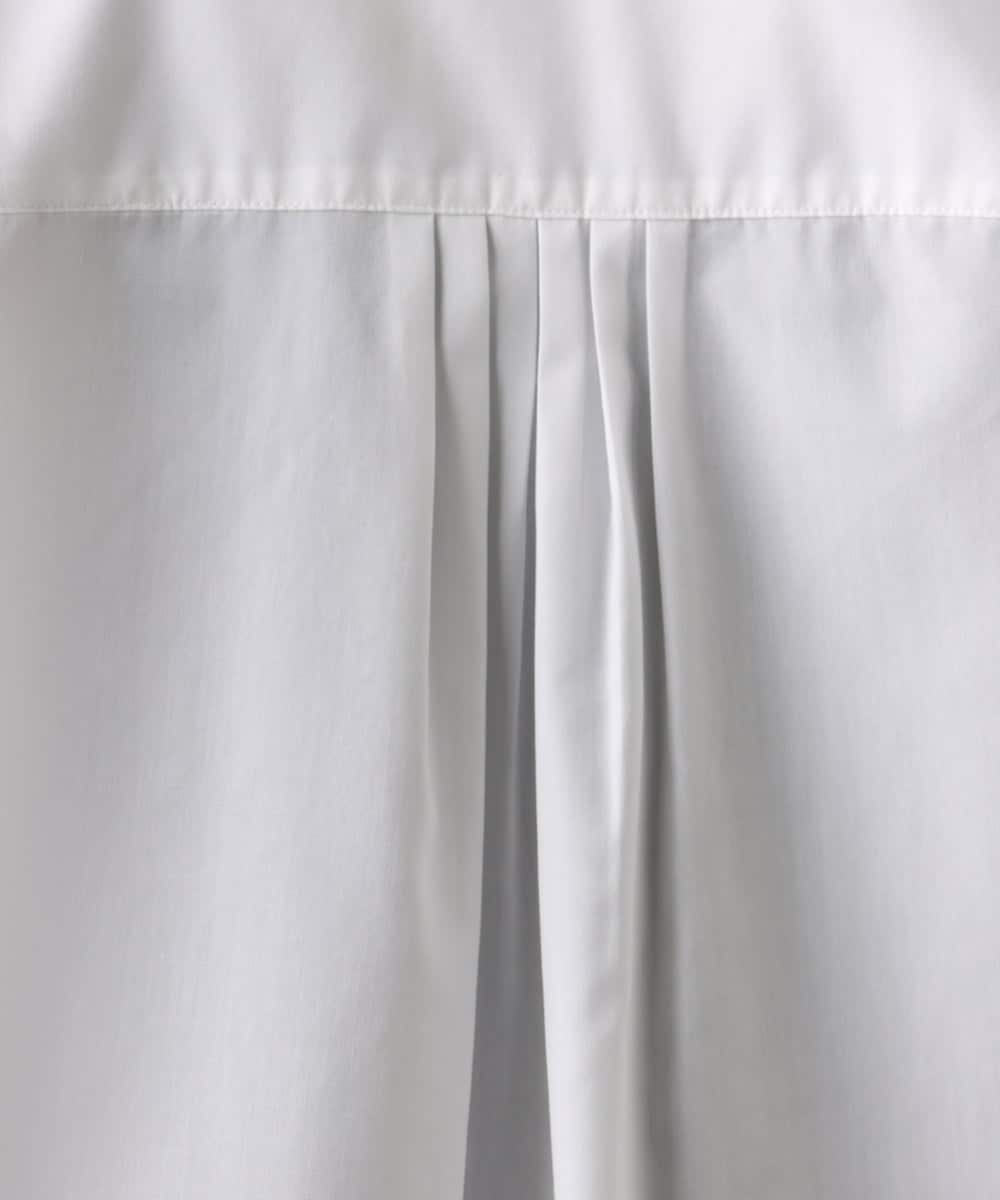 FMBGD03220 MICHEL KLEIN(ミッシェルクラン) オーバーサイズシャンブレーシャツ ホワイト