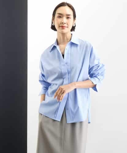 FMBGD03220 MICHEL KLEIN オーバーサイズシャンブレーシャツ