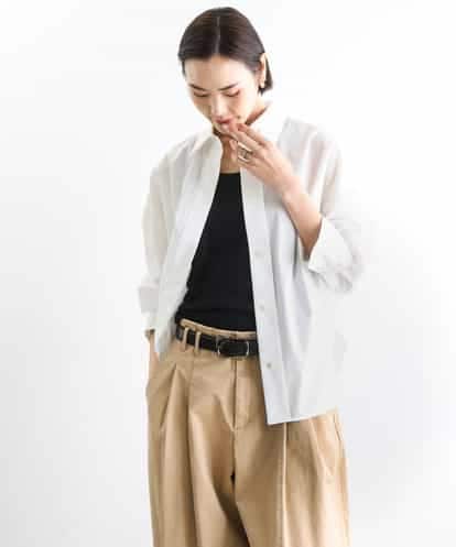 FMBGD03220 MICHEL KLEIN オーバーサイズシャンブレーシャツ