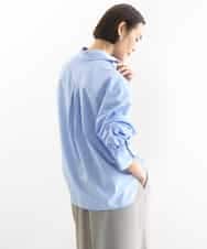 FMBGD03220 MICHEL KLEIN(ミッシェルクラン) オーバーサイズシャンブレーシャツ ホワイト