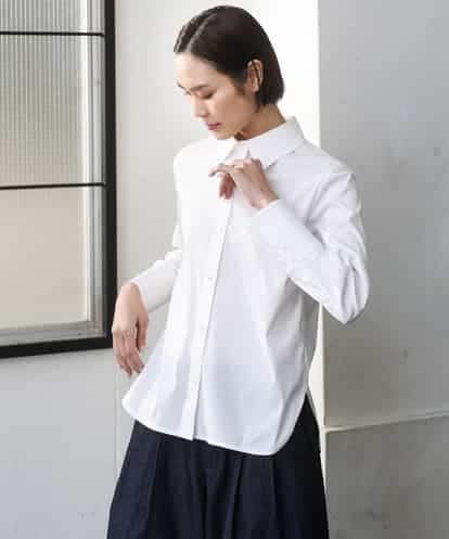 FMBGD04290 MICHEL KLEIN ハイパワーストレッチ ブロードシャツ