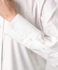 FMBGD04290 MICHEL KLEIN(ミッシェルクラン) ハイパワーストレッチ ブロードシャツ ホワイト