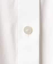 FMBGD04290 MICHEL KLEIN(ミッシェルクラン) ハイパワーストレッチ ブロードシャツ ホワイト