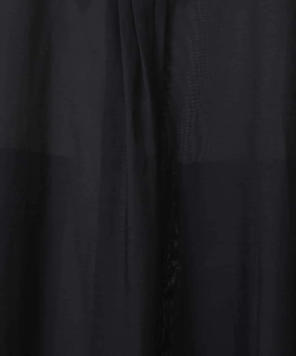 FMBGD06230 MICHEL KLEIN(ミッシェルクラン) シアーツイルオーバーシャツ ブラック