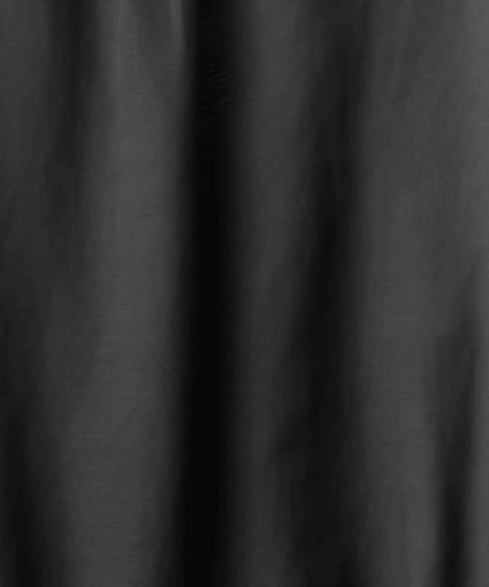 FMBGD07290 MICHEL KLEIN(ミッシェルクラン) シアータッチ ドローストリングシャツブラウス ダークグレー