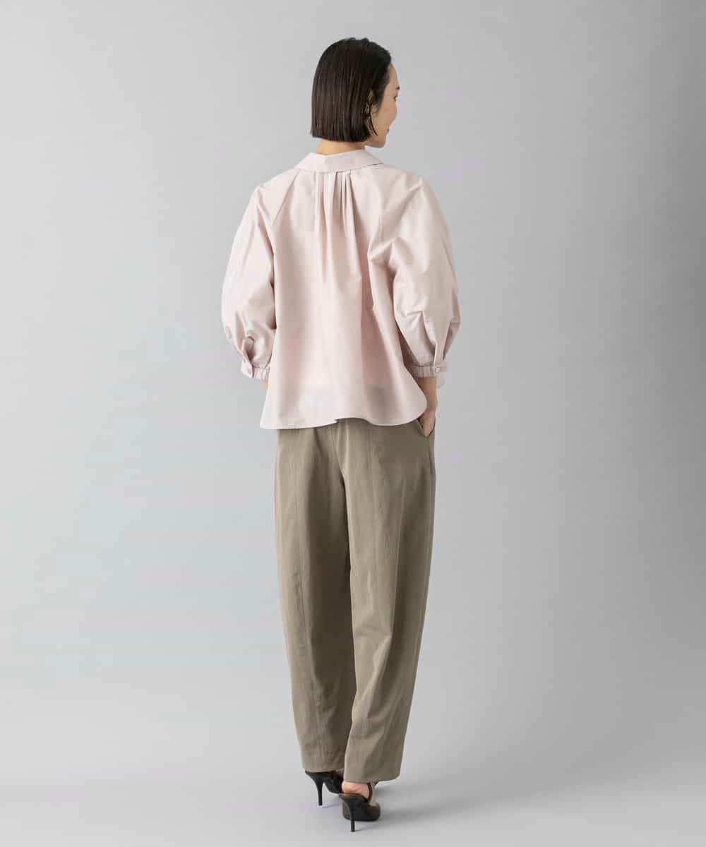 FMBGD25260 MICHEL KLEIN(ミッシェルクラン) 袖コンシャスシャツ ホワイト