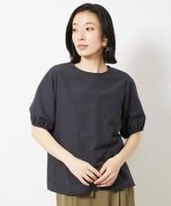 FMBGV36230 MICHEL KLEIN(ミッシェルクラン) タイプライターパフスリーブブラウス ホワイト(90)