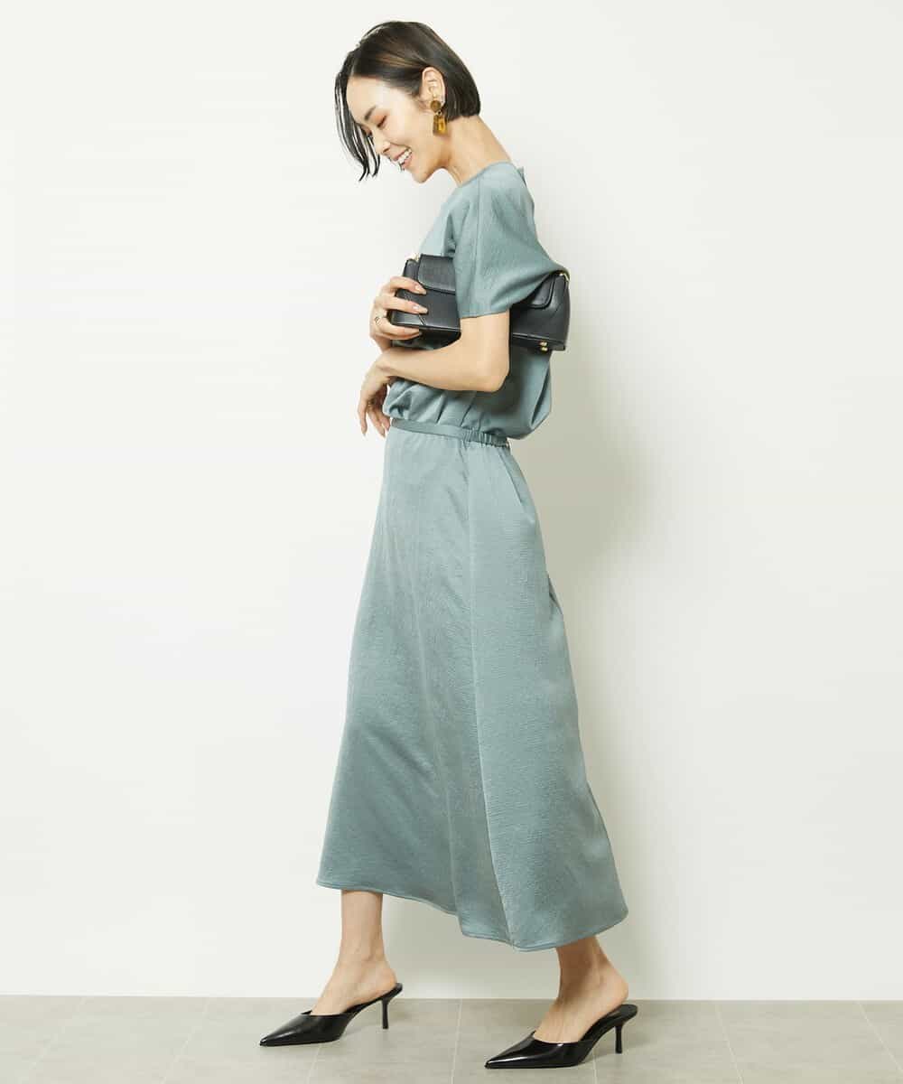 セットアップ対応］アンティークサテンブラウス(ブラウス・シャツ  