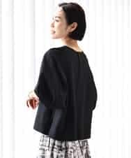 FMBHA06230 MICHEL KLEIN(ミッシェルクラン) ボリュームスリーブブラウス ライトイエロー
