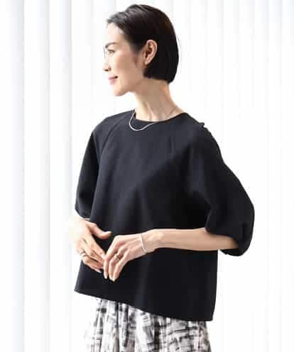 FMBHA06230 MICHEL KLEIN 袖ボリュームブラウス
