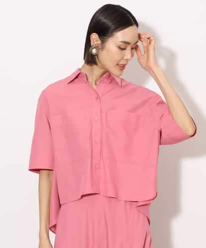 FMBHA08210 MICHEL KLEIN [セットアップ対応]フレンチリネンシャツ